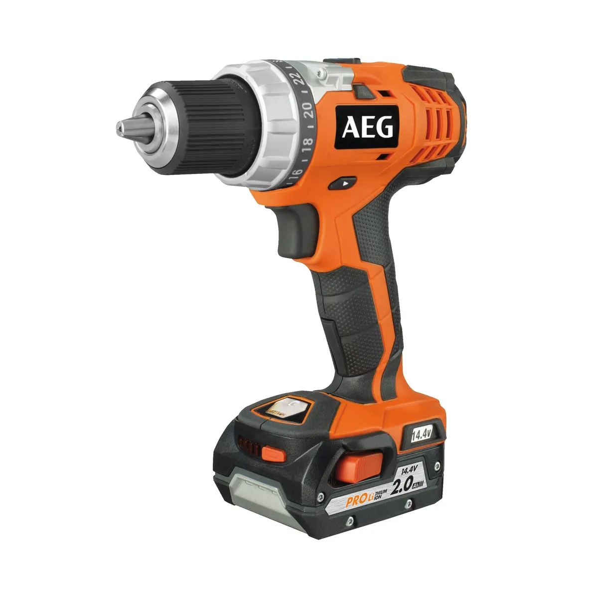 AEG BS 14C 14,4V Akülü Matkap, stüdyo ürün fotoğrafı