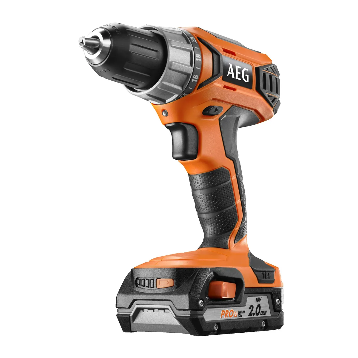 AEG BS 18G3LI 18V Akülü Matkap, stüdyo ürün fotoğrafı