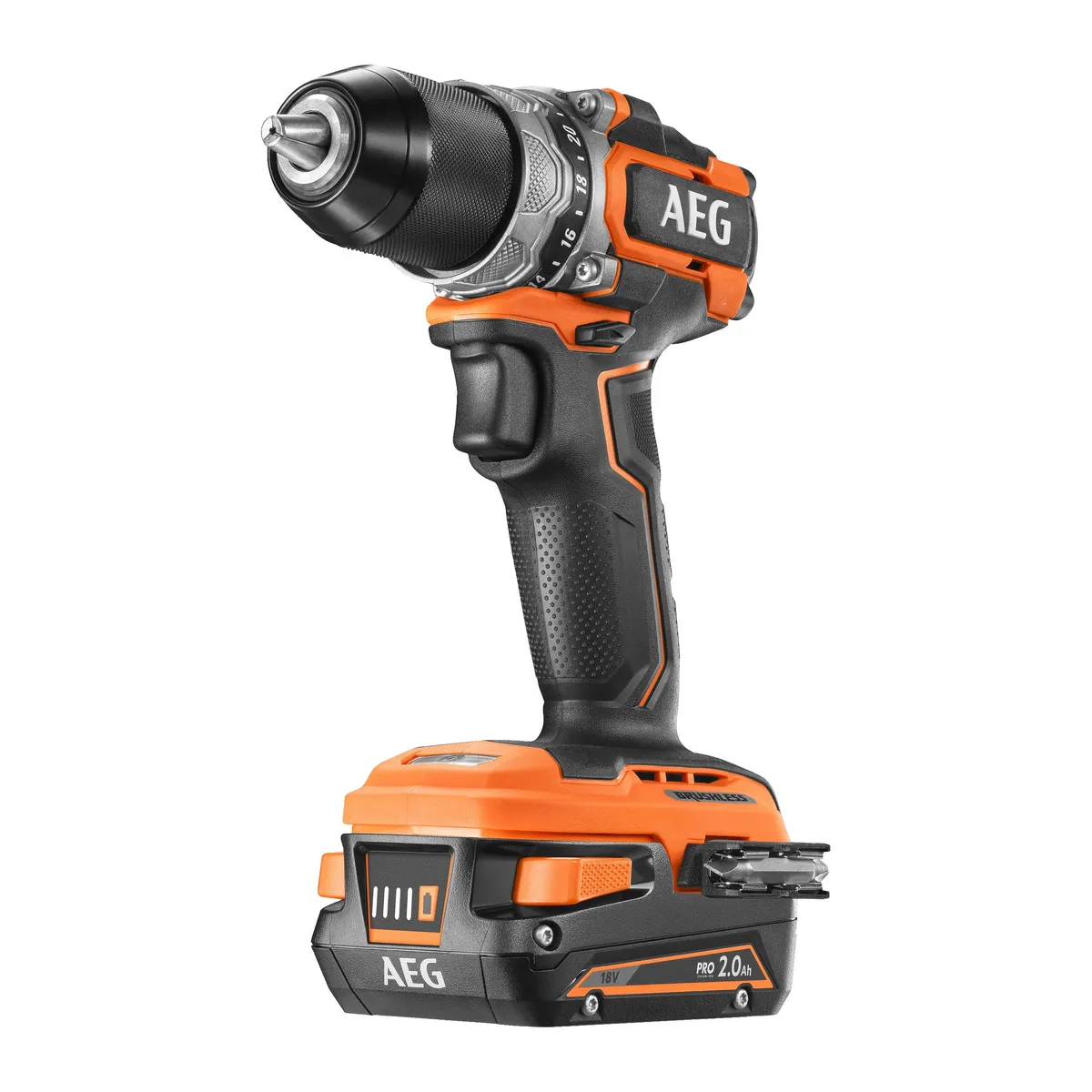AEG BS 18SBL 18V Akülü Matkap, stüdyo ürün fotoğrafı