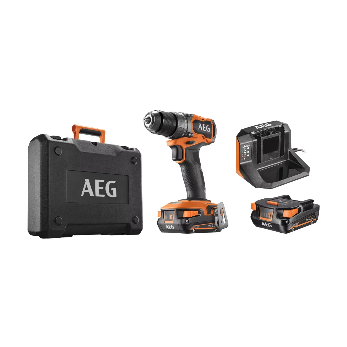 AEG BS 18SBL2 18V Akülü Matkap, stüdyo ürün fotoğrafı