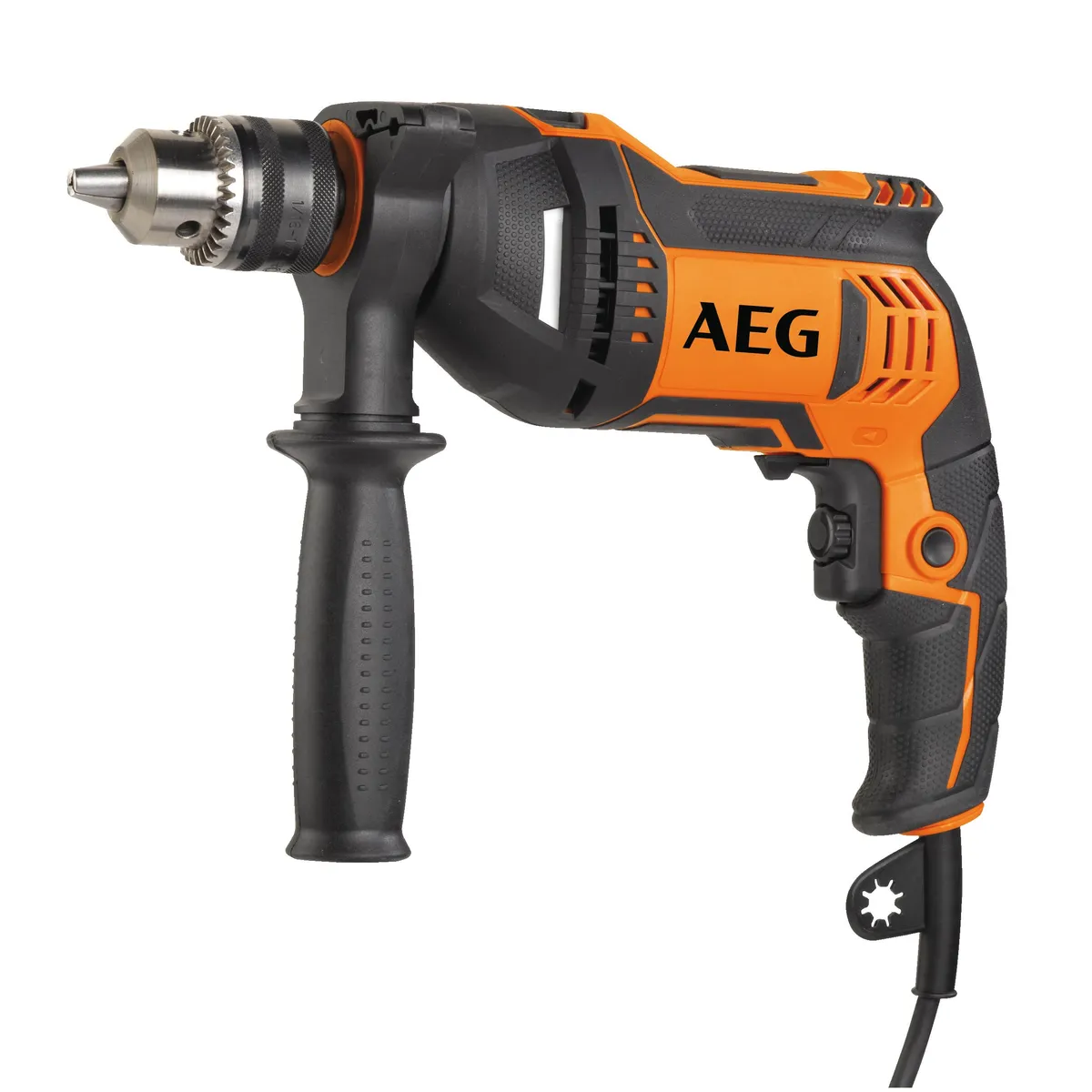 AEG SBE 750 RZ 750W Darbeli Matkap, stüdyo ürün fotoğrafı