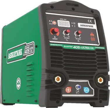 Askaynak Inverter 405 Ultra CEL MMA kaynak makinesi, stüdyo ürün fotoğrafı
