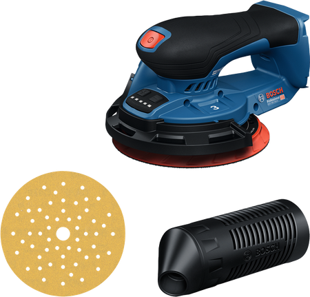 Bosch GEX 18V-150-3 18V 150 mm eksantrik zımpara, stüdyo ürün fotoğrafı