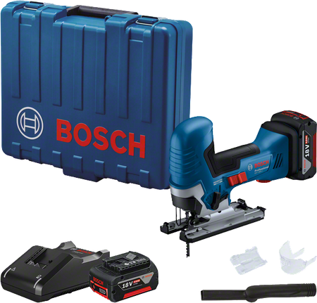 Bosch GST 185-LI 18V namlu kavramalı dekupaj testere, stüdyo ürün fotoğrafı