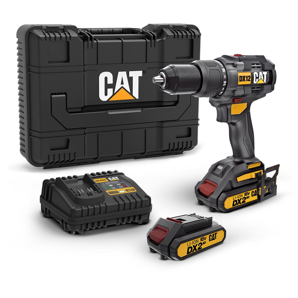 Cat DX12 18V Akülü Kömürsüz Profesyonel Darbeli Matkap