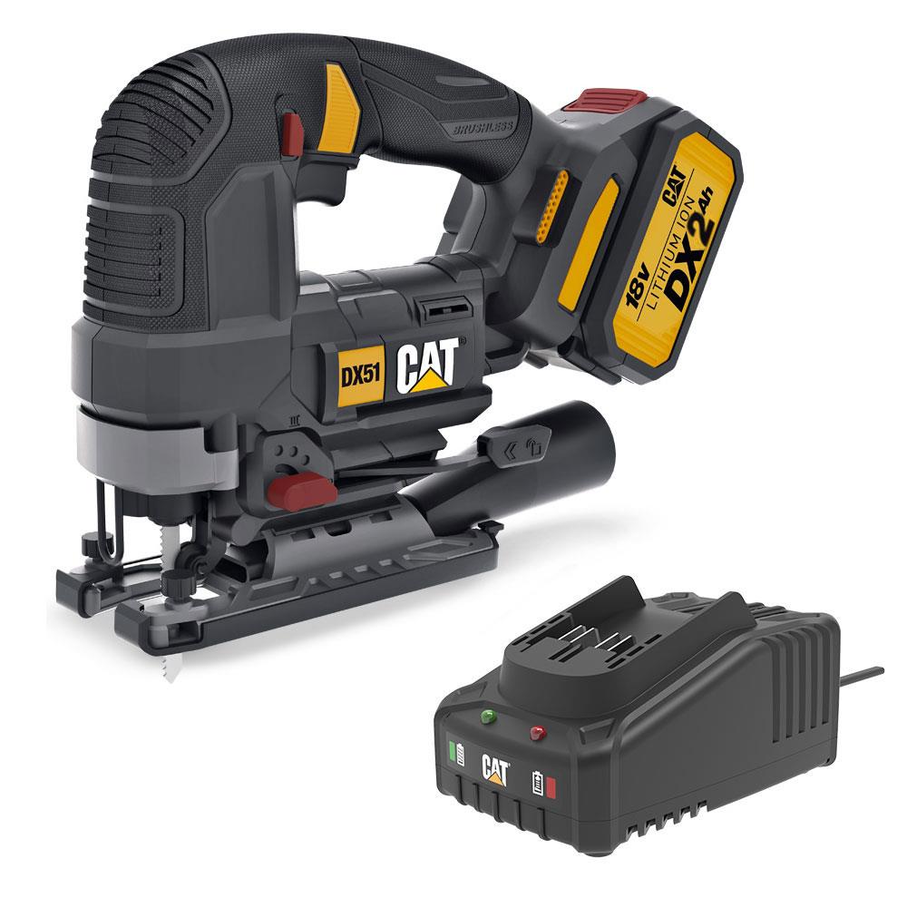 Cat DX51BC 18V Akülü Kömürsüz Dekupaj Testere