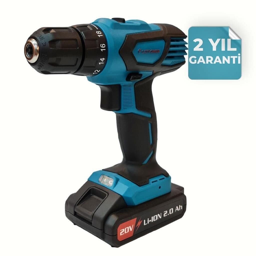 CatPower 4140 20V Akülü Darbesiz Matkap 10mm