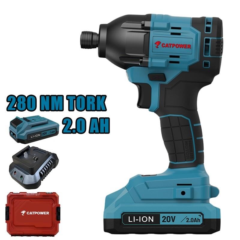 CatPower 4222 20V Akülü Kömürsüz Torklu Vidalama 280Nm