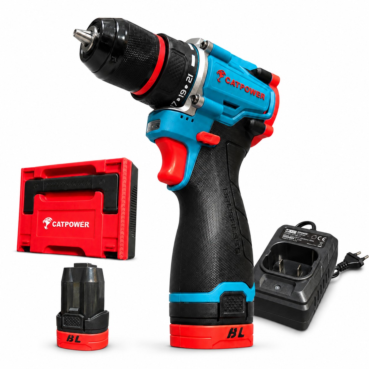 CatPower E1016 16V Akülü Darbesiz Vidalama Matkap 55Nm