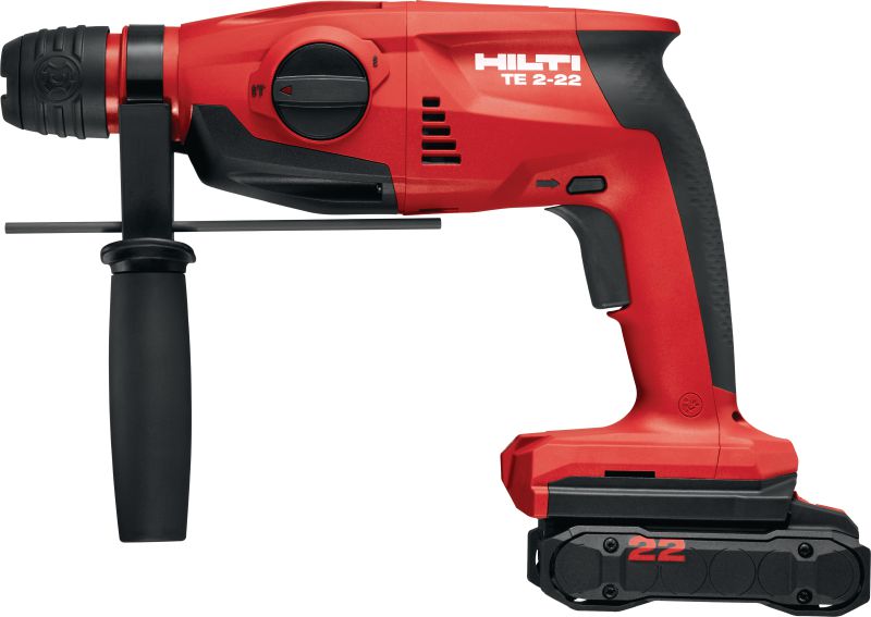 Hilti TE 2-22 22V SDS-Plus kırıcı delici, stüdyo ürün fotoğrafı