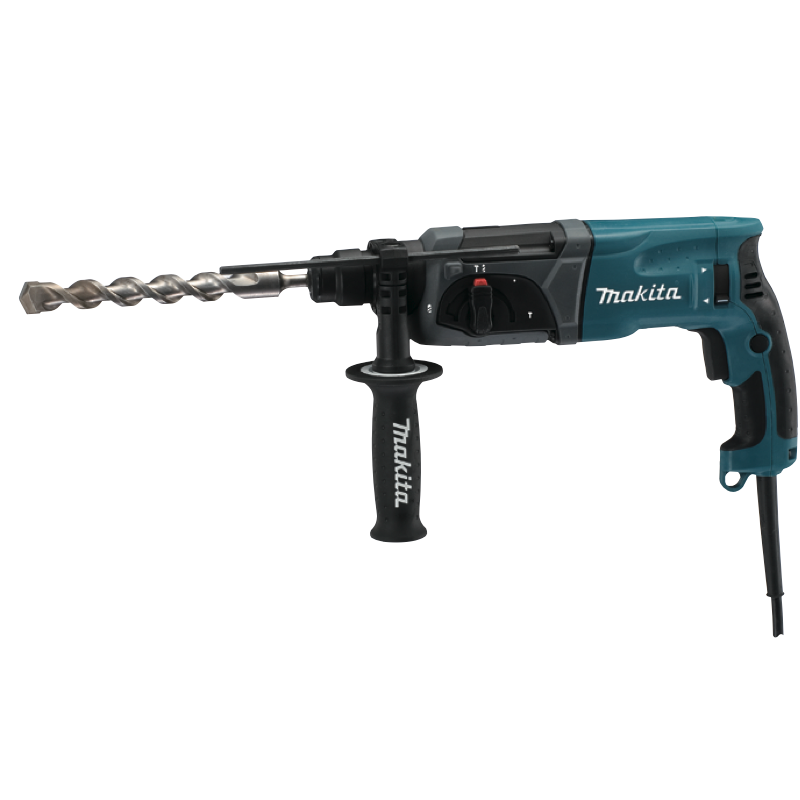 Makita HR2470 780W SDS-Plus kırıcı delici, stüdyo ürün fotoğrafı