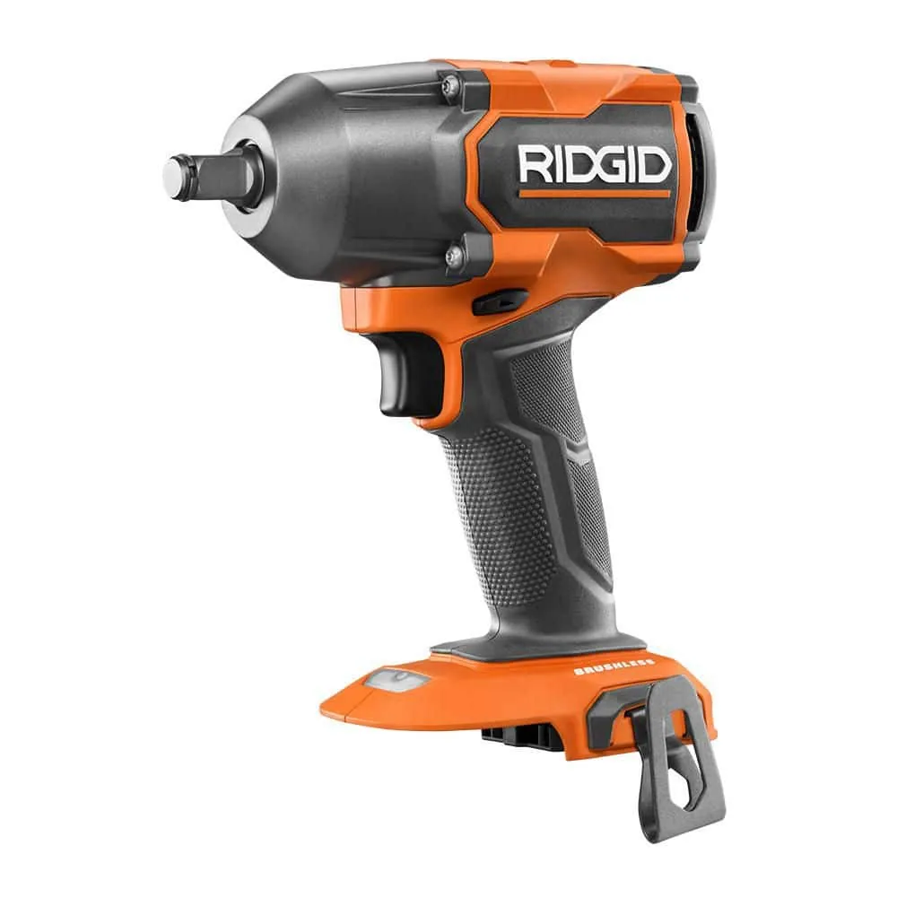 Ridgid R86012B 18V 1/2 inç orta tork somun sıkma, stüdyo ürün fotoğrafı