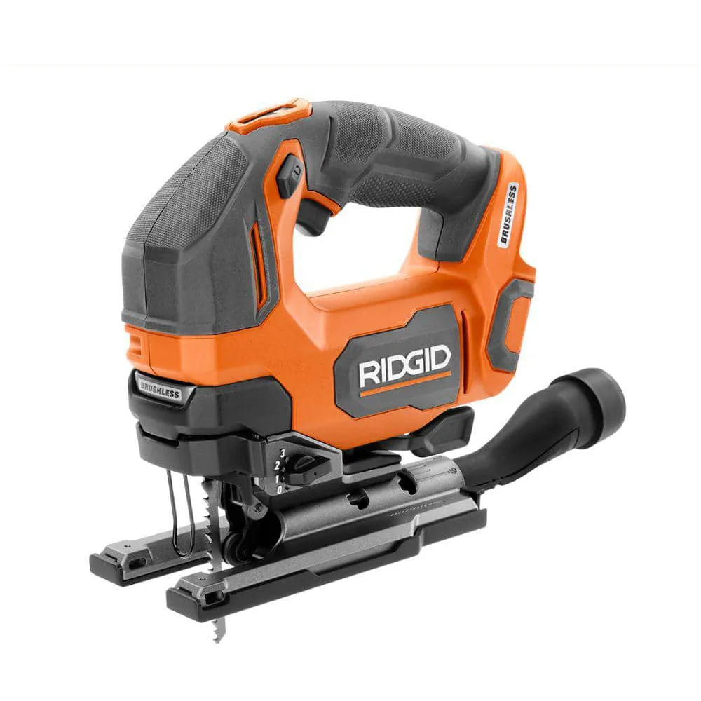 Ridgid R86344B 18V fırçasız dekupaj testere, stüdyo ürün fotoğrafı