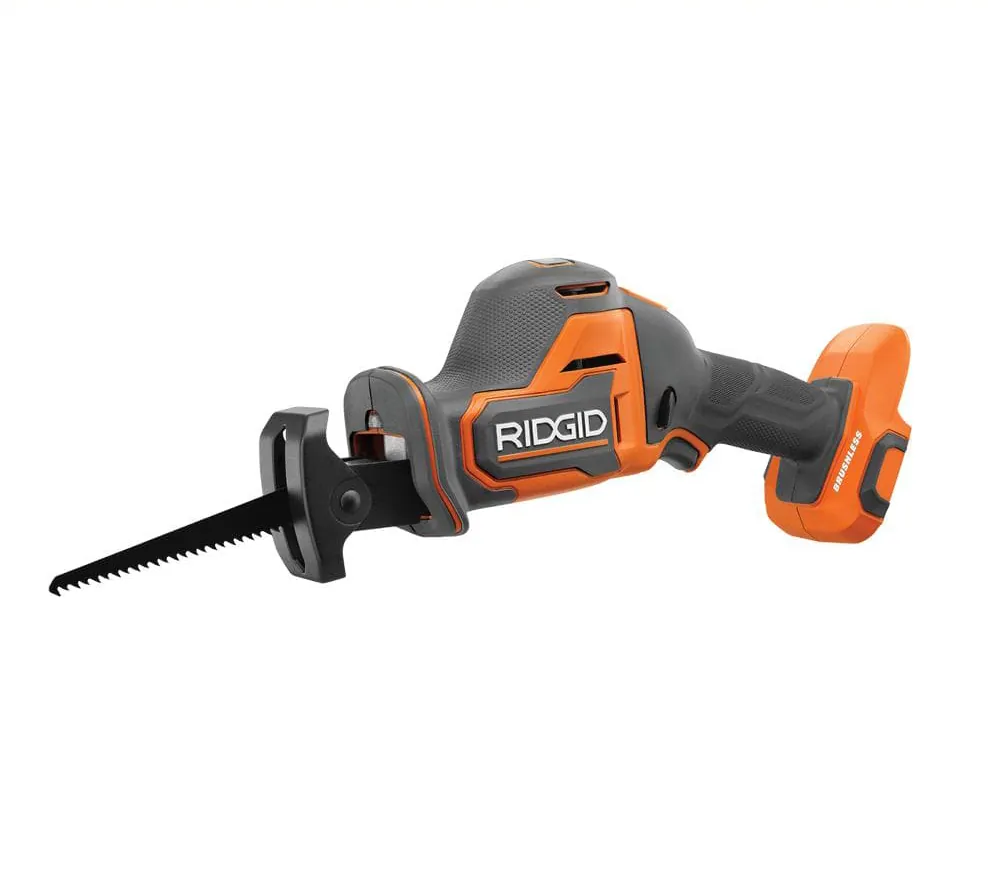 Ridgid R8648B 18V kompakt panter testere, stüdyo ürün fotoğrafı
