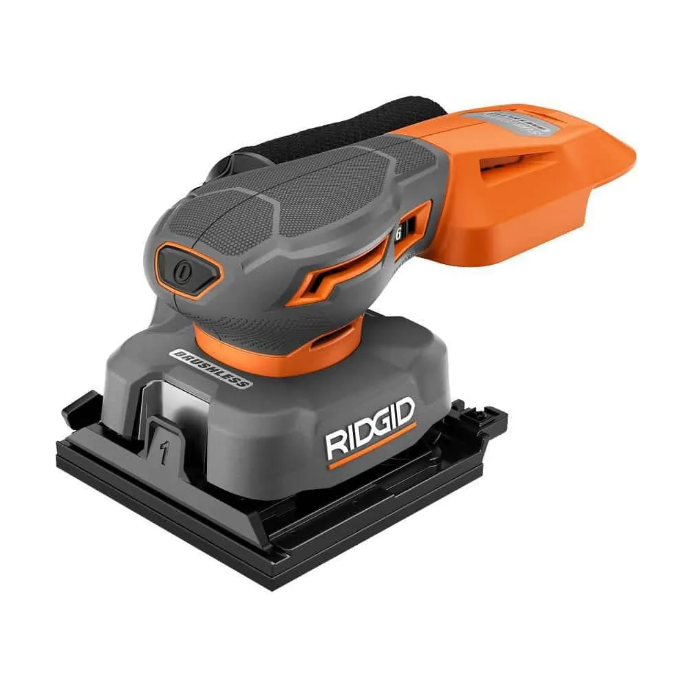 Ridgid R87064B 18V 1/4 yaprak titreşimli zımpara, stüdyo ürün fotoğrafı