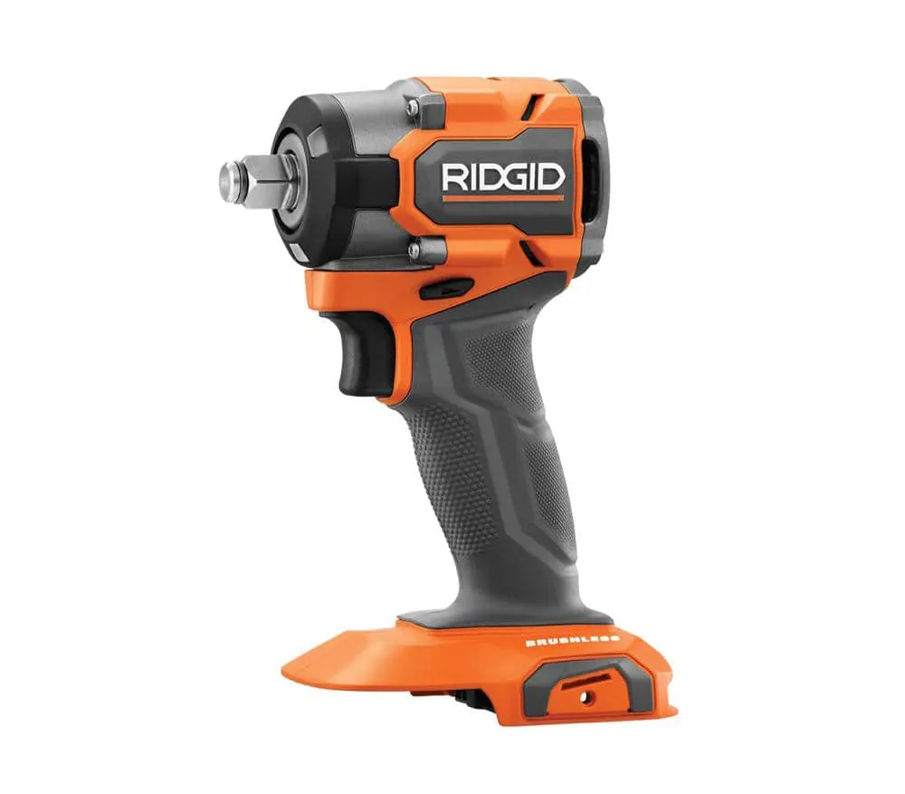 Ridgid R872081B 18V 1/2 inç SubCompact somun sıkma, stüdyo ürün fotoğrafı