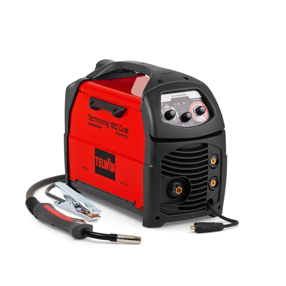 Telwin TECHNOMIG 180 DUAL SYNERGIC MIG/MAG Kaynak Makinesi 170A