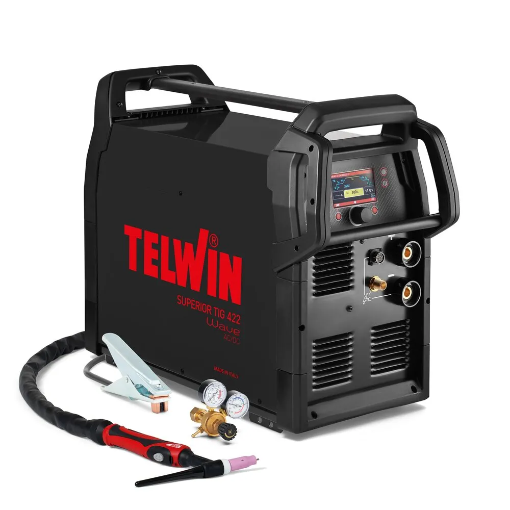 Telwin SUPERIOR TIG 422 WAVE AC/DC + ACC. TIG/MMA Kaynak Makinesi 400A