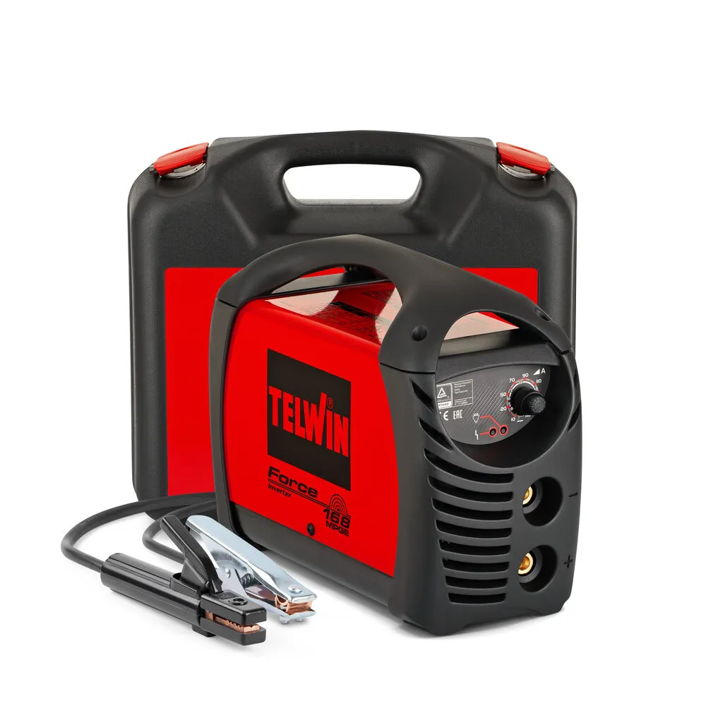 Telwin FORCE 168 MPGE + CARRY CASE MMA Kaynak Makinesi 150A