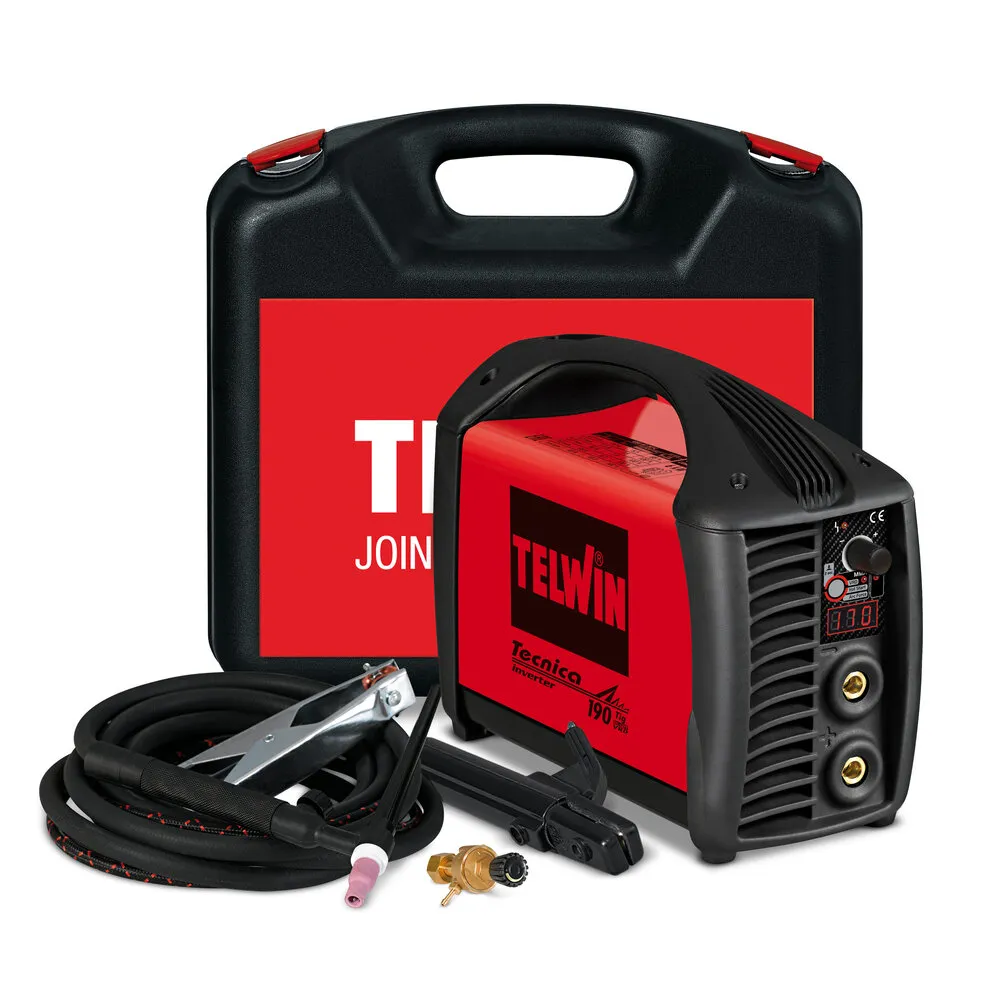 Telwin TECNICA TIG 190 DC + CARRY CASE TIG/MMA Kaynak Makinesi 170A