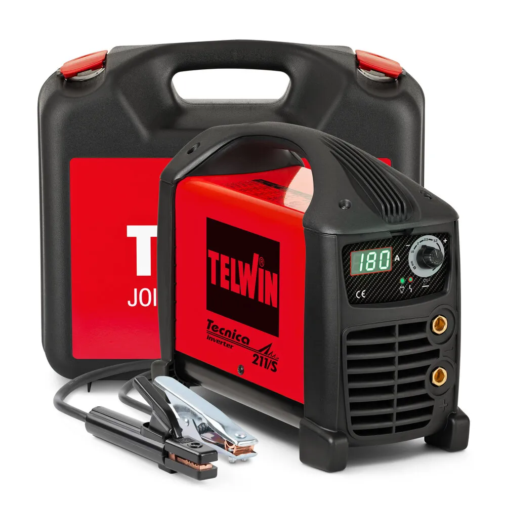 Telwin TECNICA 211/S + CARRY CASE MMA Kaynak Makinesi 180A