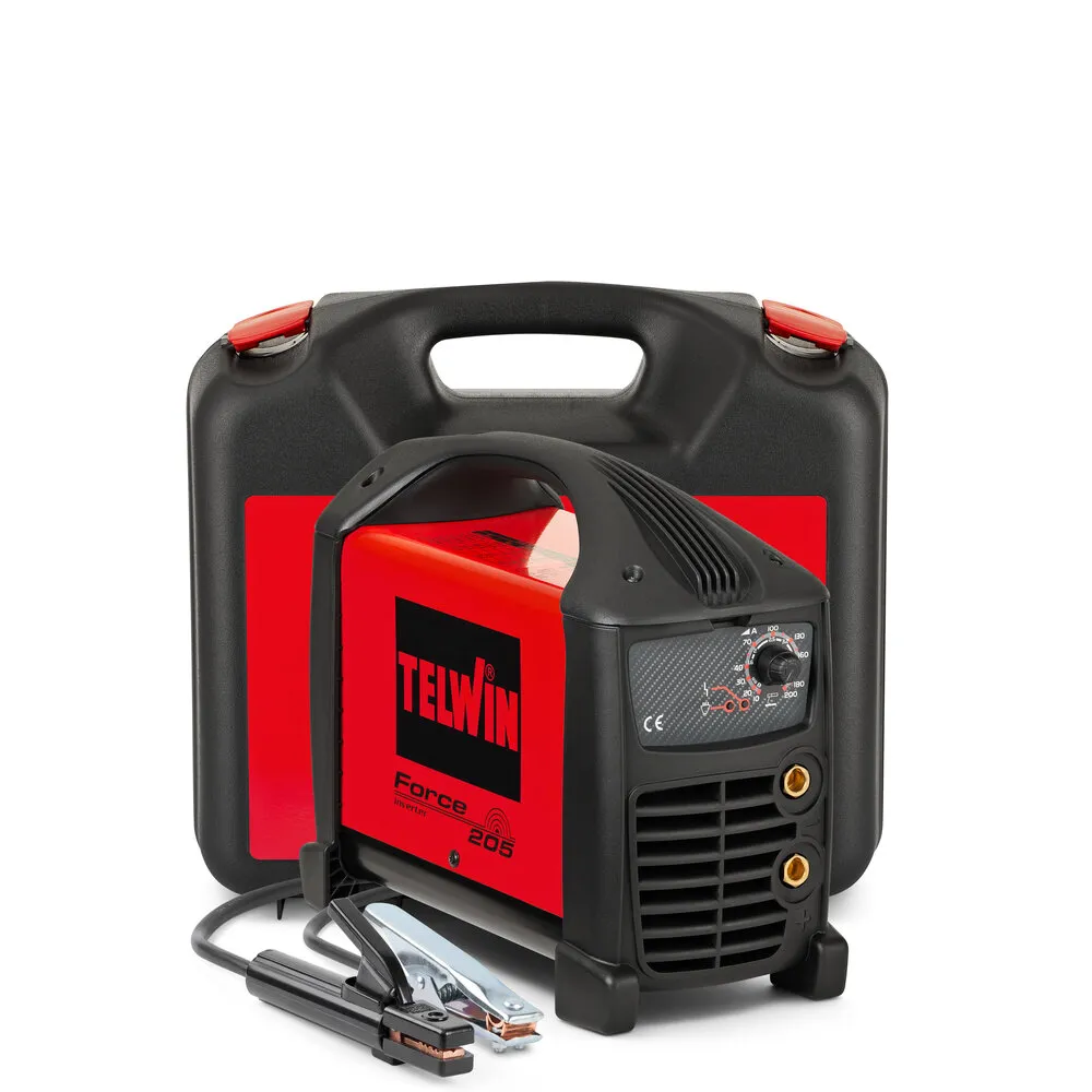 Telwin FORCE 205 + CARRY CASE MMA Kaynak Makinesi 200A