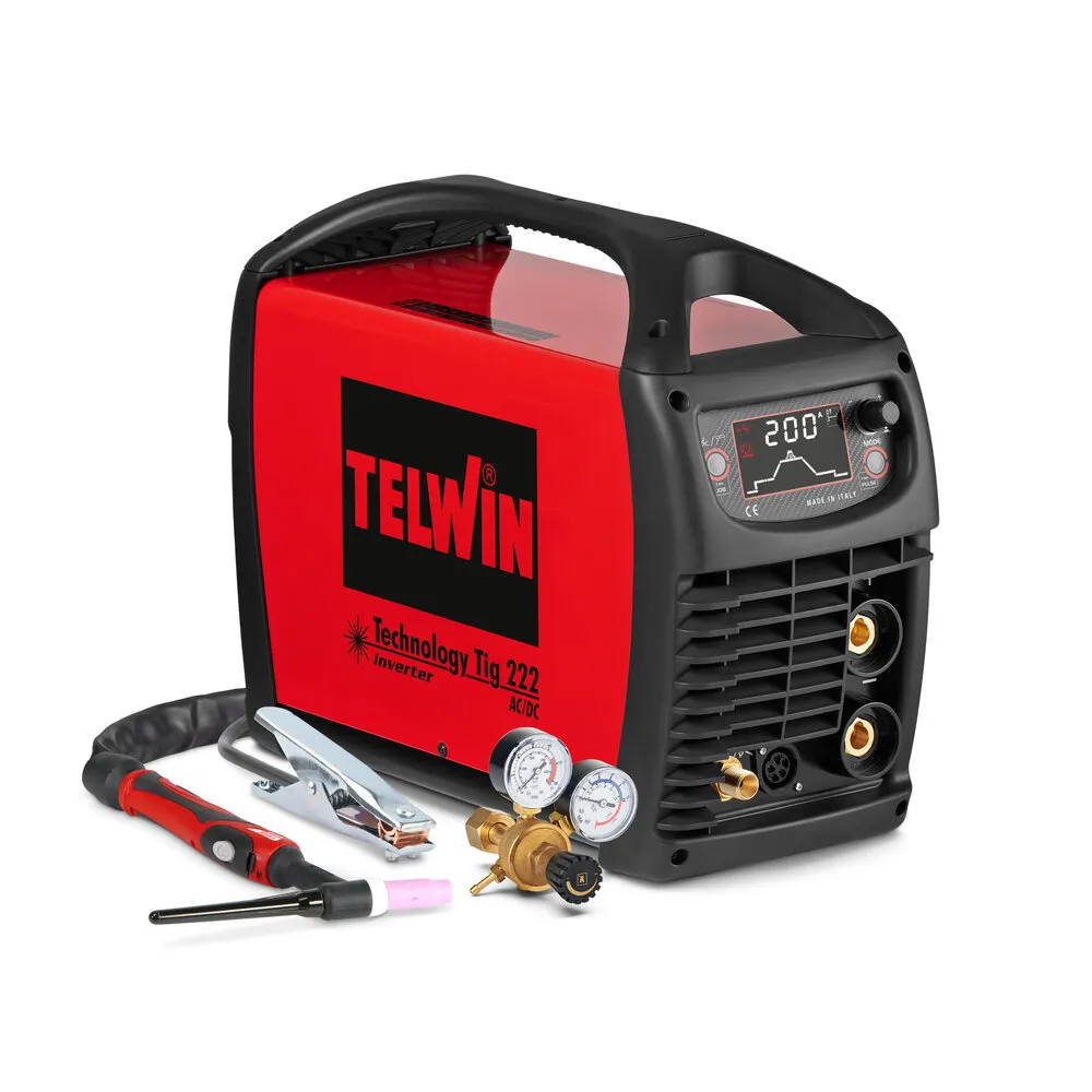 Telwin TECHNOLOGY TIG 222 AC/DC + ACC. TIG/MMA Kaynak Makinesi 200A