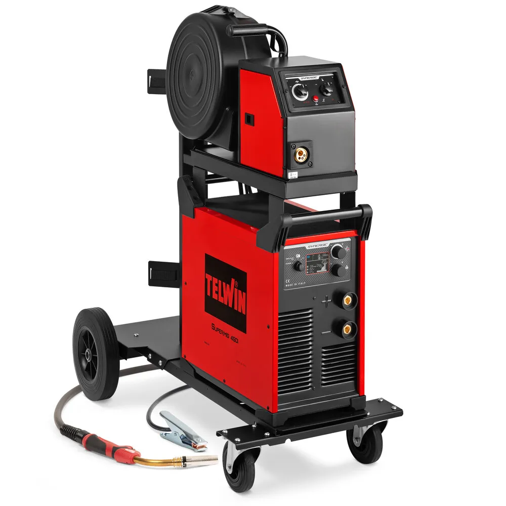 Telwin SUPERMIG 450i PACK + TROLLEY MIG/MAG Kaynak Makinesi 400A