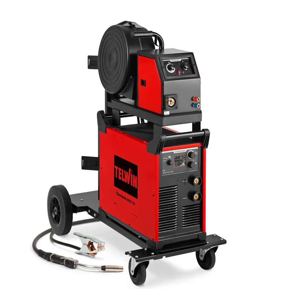 Telwin SUPERMIG 600i XD PACK + TROLLEY MIG/MAG Kaynak Makinesi 600A