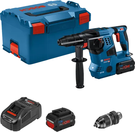 Bosch GBH 18V-28 CF 18V SDS-Plus kırıcı delici, stüdyo ürün fotoğrafı