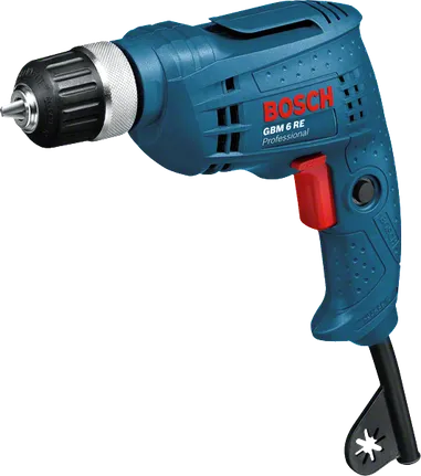 Bosch GBM 6 RE 350W darbesiz matkap, stüdyo ürün fotoğrafı