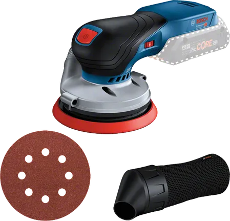 Bosch GEX 18V-125 18V 125 mm eksantrik zımpara, stüdyo ürün fotoğrafı