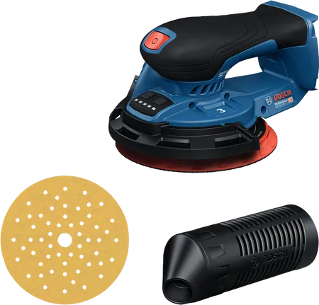 Bosch GEX 18V-150-3 18V 150 mm eksantrik zımpara, stüdyo ürün fotoğrafı