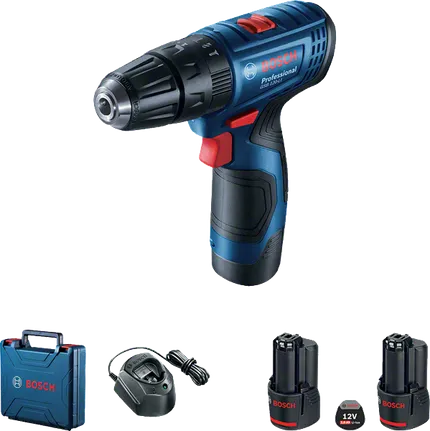 Bosch GSB 120-LI 12V darbeli matkap, stüdyo ürün fotoğrafı