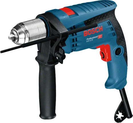 Bosch GSB 13 RE 600W darbeli matkap, stüdyo ürün fotoğrafı