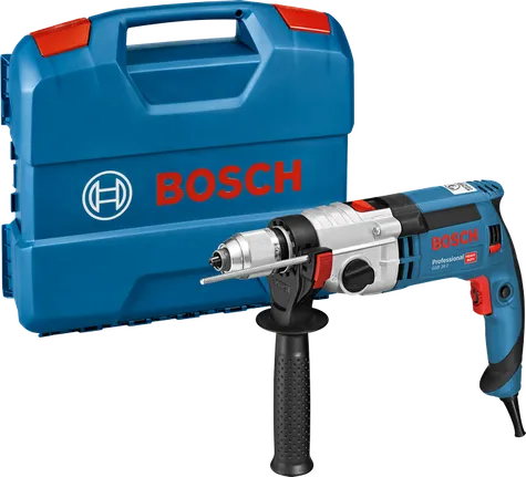 Bosch GSB 24-2 1100W darbeli matkap, stüdyo ürün fotoğrafı