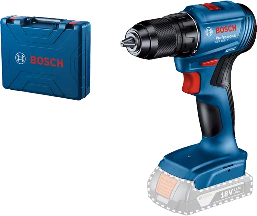 Bosch GSR 185-LI 18V darbesiz matkap, stüdyo ürün fotoğrafı