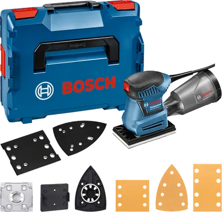 Bosch GSS 160 Multi 180W titresimli zımpara, stüdyo ürün fotoğrafı