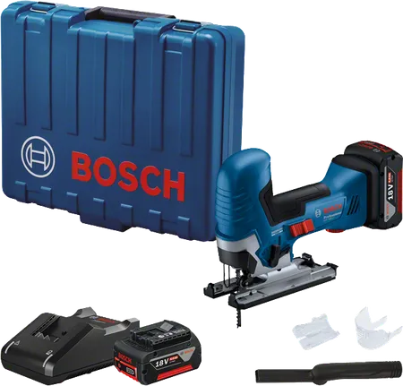 Bosch GST 185-LI 18V namlu kavramalı dekupaj testere, stüdyo ürün fotoğrafı
