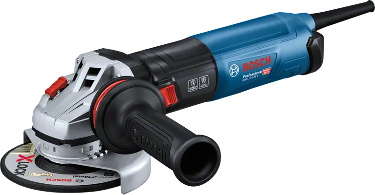 Bosch GWS 17-125 S 1700W 125 mm avuç taşlama, stüdyo ürün fotoğrafı
