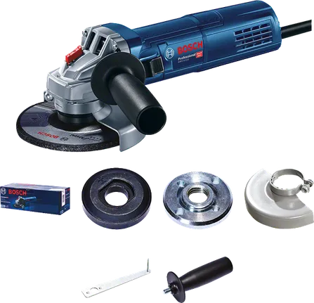 Bosch GWS 9-115 900W 115 mm avuç taşlama, stüdyo ürün fotoğrafı