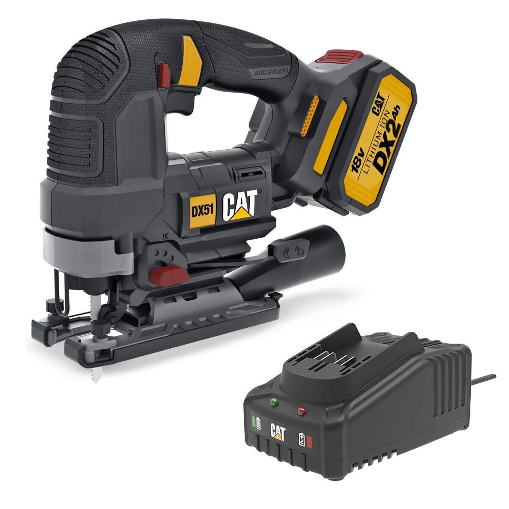 Cat DX51BC 18V Akülü Kömürsüz Dekupaj Testere