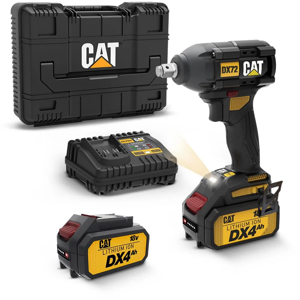 Cat DX72 18V Akülü Kömürsüz 350Nm Somun Sıkma