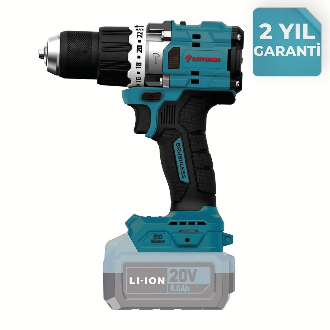 CatPower 4211 20V Akülü Darbeli Vidalama Matkap 13mm 100Nm