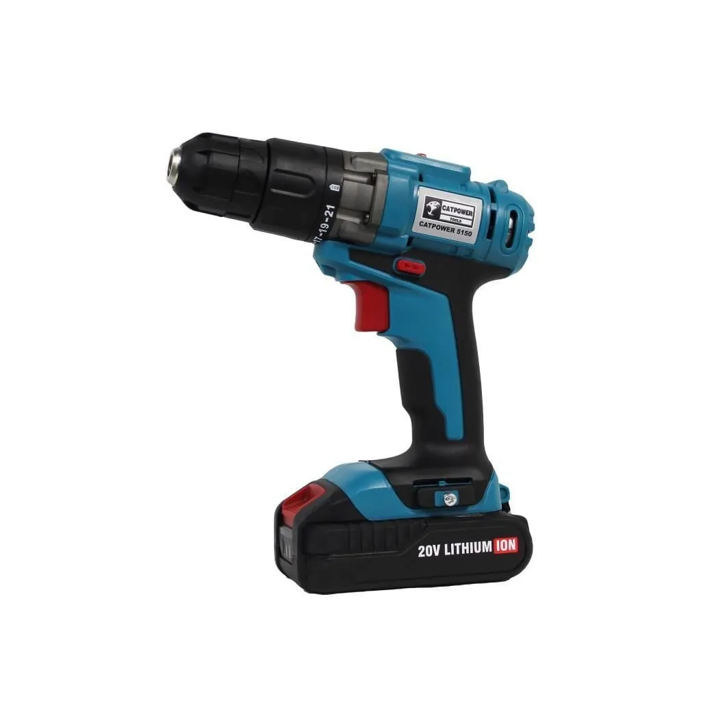 CatPower 5150 20V Akülü Darbesiz Vidalama Matkap 10mm