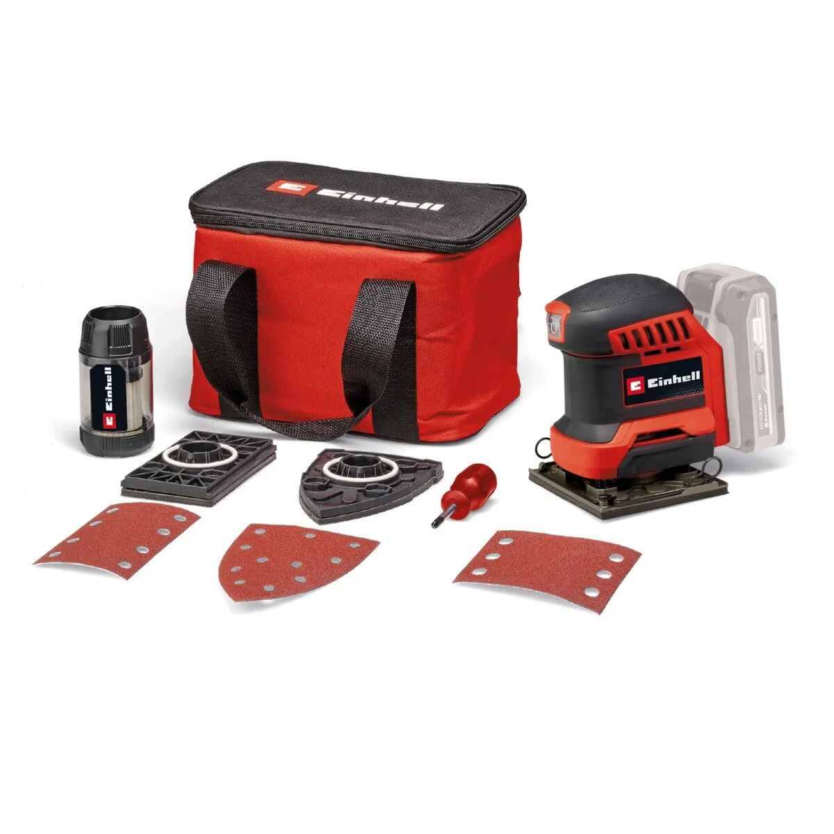 Einhell TE-OS 18/113 3X Li titresimli zımpara, ürün fotoğrafı