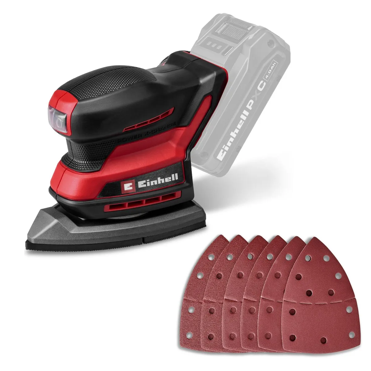 Einhell TE-OS 18/150-2 Li titresimli zımpara, ürün fotoğrafı