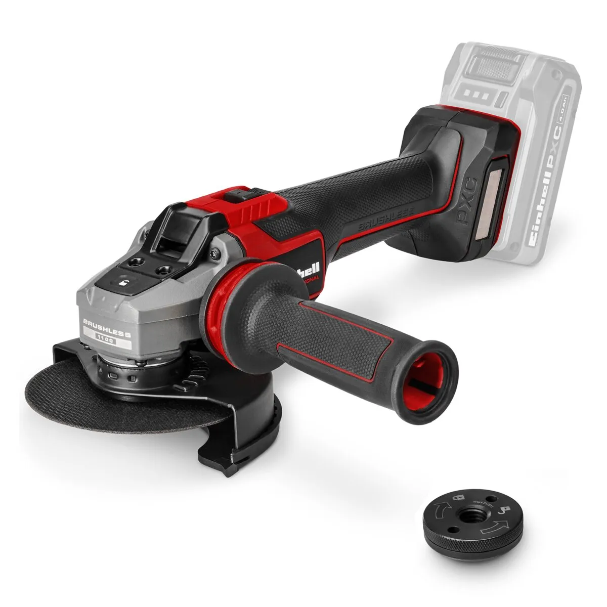 Einhell TP-AG 18/125/11 Q Li BL 125 mm avuç taşlama, ürün fotoğrafı