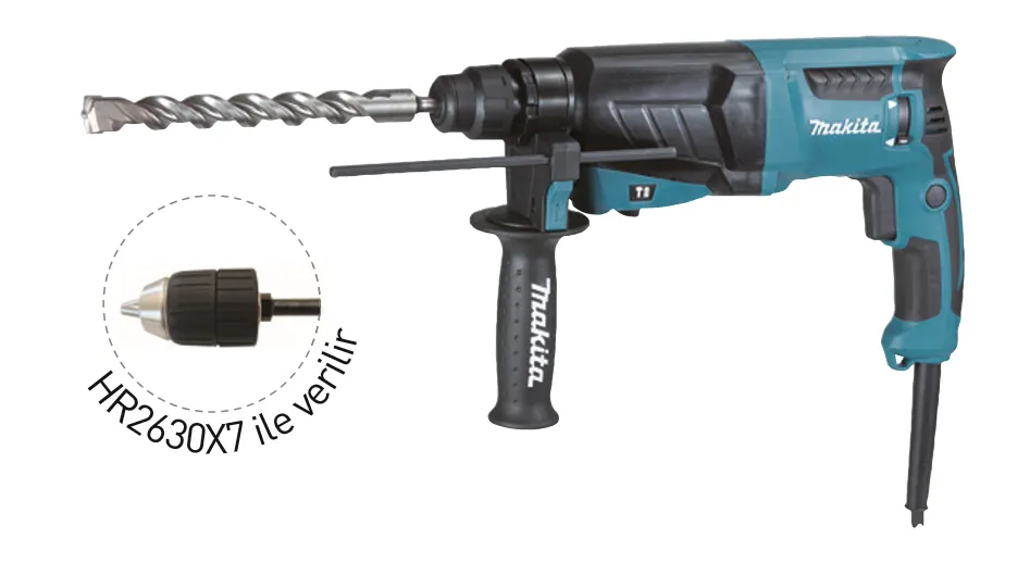 Makita HR2630X7 SDS-Plus kırıcı delici, ürün fotoğrafı