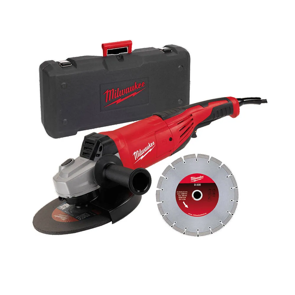 Milwaukee AG 22-230E DSET 2200W 230mm büyük taşlama